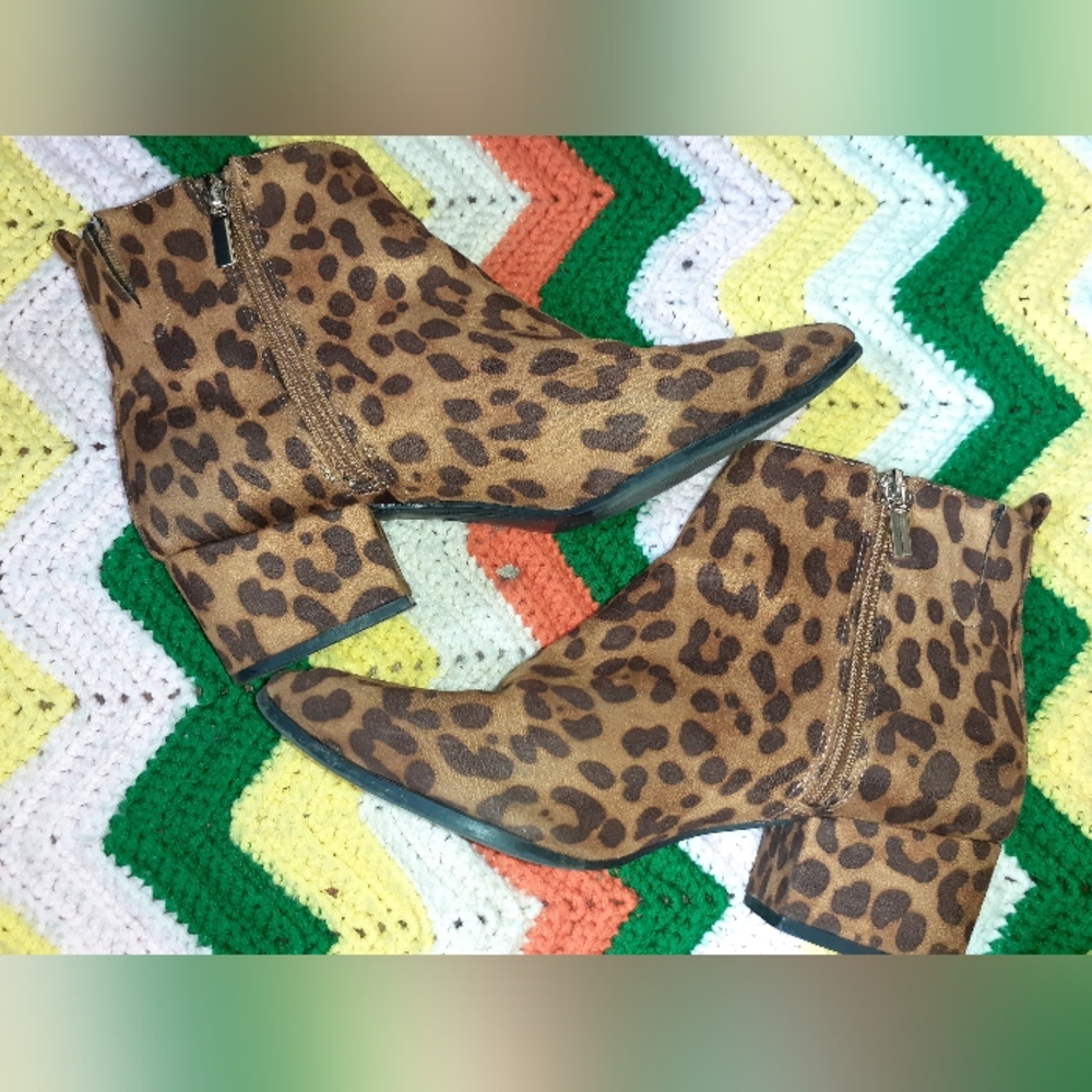 Leopard Ankle Booties